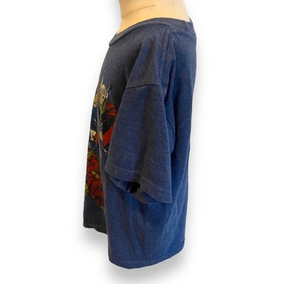 Marvel Boys Tee Sz XS Heather Blue Avengers Comic Book Iron Man Hulk Cap Spider - Picture 5 of 6